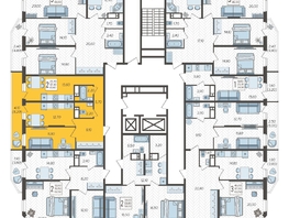 Продается 2-комнатная квартира ЖК Зеленодар, литера 6, 61.4  м², 7356000 рублей