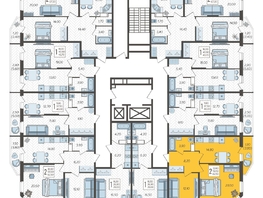 Продается 2-комнатная квартира ЖК Зеленодар, литера 7, 62.5 м², 7687500 рублей