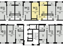 Продается 1-комнатная квартира ЖК Славянка, литера 10, 36.84 м², 5270000 рублей