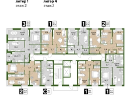 Продается 2-комнатная квартира ЖК DOGMA PARK (Догма парк), литера 1, 59.3  м², 9013600 рублей