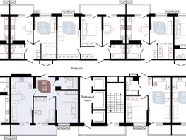 Продается 2-комнатная квартира ЖК Отражение, 2 очередь литера 4, 61.3  м², 7252630 рублей