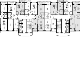 Продается 2-комнатная квартира ЖК Гулливер, литера 3, 53.4  м², 6408000 рублей