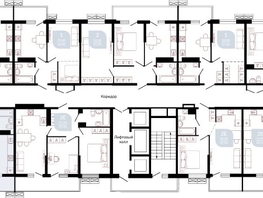 Продается 2-комнатная квартира ЖК Отражение, 2 очередь литера 4, 56.3 м², 6835400 рублей
