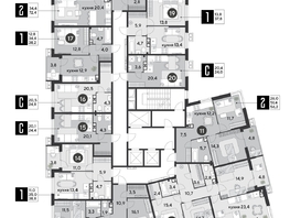 Продается Студия ЖК Парк Победы 2, литера 6, 24.4  м², 4406640 рублей