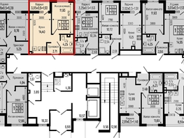 Продается 1-комнатная квартира ЖК Botanica Hills (Ботаника Хилс), лит 1, 35.82 м², 9455000 рублей
