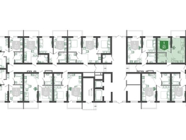 Продается 1-комнатная квартира ЖК Флора, 3 этап литера 5, 34.3  м², 12507530 рублей