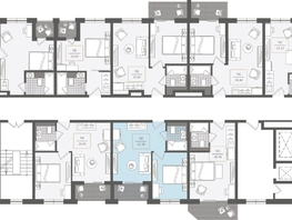 Продается 1-комнатная квартира ЖК Нескучный сад, корпус 2, 37.3  м², 45144290 рублей