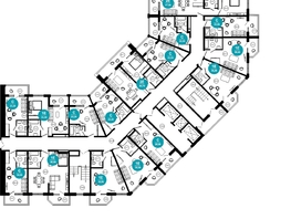Продается 1-комнатная квартира ЖК Нескучный сад, корпус 2, 40.9  м², 47208840 рублей