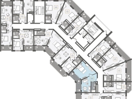Продается 2-комнатная квартира АО Нескучный сад, корпус 1, 47.8 м², 44967070 рублей