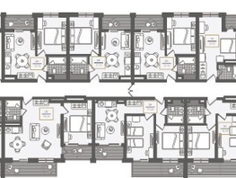Продается 1-комнатная квартира АО Нескучный сад, корпус 1, 22.8  м², 32507460 рублей