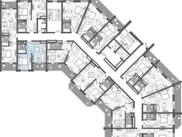 Продается 2-комнатная квартира АО Нескучный сад, корпус 1, 34.2 м², 41725000 рублей