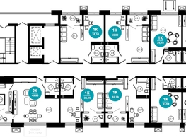 Продается 1-комнатная квартира АО Нескучный сад, корпус 1, 25.5  м², 27932720 рублей