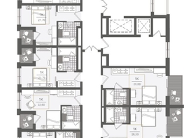 Продается 1-комнатная квартира ЖК Нескучный сад, корпус 2, 24.5  м², 32658350 рублей