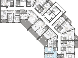 Продается 3-комнатная квартира АО Нескучный сад, корпус 1, 61.9  м², 67881070 рублей