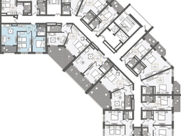Продается 3-комнатная квартира АО Нескучный сад, корпус 1, 54.1  м², 59013170 рублей