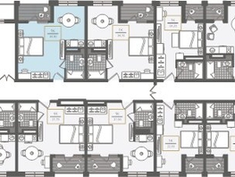 Продается 1-комнатная квартира АО Нескучный сад, корпус 1, 34.8  м², 42072520 рублей