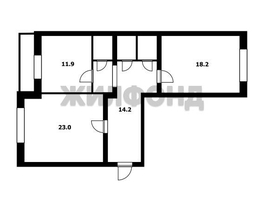 Продается 2-комнатная квартира Черкасская ул, 61.2 м², 6100000 рублей