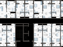 Продается 2-комнатная квартира ЖК Кислород, корпус 10, 50.96  м², 19288800 рублей