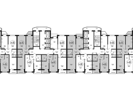 Продается 2-комнатная квартира ЖК Гулливер, литера 2, 56.9  м², 8535000 рублей