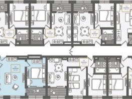 Продается 2-комнатная квартира АО Нескучный сад, корпус 1, 50.3  м², 54573040 рублей