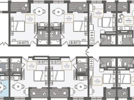 Продается 2-комнатная квартира АО Нескучный сад, корпус 1, 49.4 м², 54773460 рублей