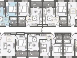 Продается 2-комнатная квартира АО Нескучный сад, корпус 1, 38  м², 44258540 рублей