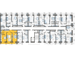 Продается 2-комнатная квартира ЖК Небо, литера 3, 66.7  м², 10473540 рублей