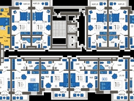 Продается 1-комнатная квартира ЖК Летний, корпус 5, 40.6  м², 12341000 рублей