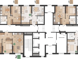 Продается 1-комнатная квартира ЖК Мята, 32.8  м², 5904000 рублей
