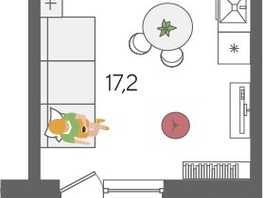 Продается Студия ЖК Рекорд 2, литера 2, 28.2  м², 7010520 рублей