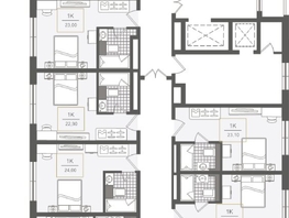 Продается 1-комнатная квартира ЖК Нескучный сад, корпус 2, 28.8  м², 32762420 рублей
