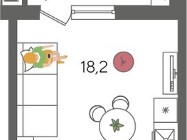 Продается Студия ЖК Рекорд 2, литера 5, 29.3  м², 6548550 рублей