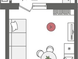 Продается Студия ЖК Рекорд 2, литера 2, 28  м², 7019600 рублей