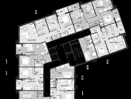 Продается 3-комнатная квартира ЖК Парк Победы 2, литера 19, 82.9  м&sup2;, 12128270 рублей
