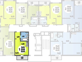 Продается Студия ЖК Парк у дома, литера 8.3, 25.5  м², 6206700 рублей
