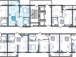 Продается 1-комнатная квартира ЖК Облака-3, дом 1, 39.9  м&sup2;, 8814708 рублей