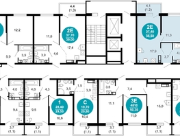 Продается 1-комнатная квартира ЖК Лестория, дом 1, 38.9  м&sup2;, 17409490 рублей