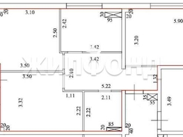 Продается 3-комнатная квартира Туапсинская ул, 71  м&sup2;, 22600000 рублей