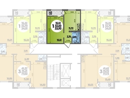 Продается Студия ЖК Восточный, литера 45, 33.9  м&sup2;, 4985999 рублей
