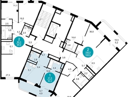 Продается 1-комнатная квартира ЖК Моретта, 42.2  м&sup2;, 74272000 рублей