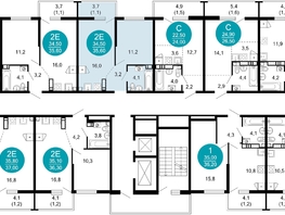 Продается 1-комнатная квартира ЖК Лестория, дом 2, 35.7  м&sup2;, 17286160 рублей