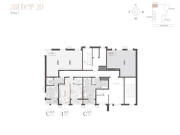 Продается Студия ЖК Моренуар, литер 20, 23.22  м&sup2;, 6455160 рублей