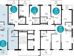 Продается 2-комнатная квартира ЖК Лестория, дом 5, 57.6  м&sup2;, 20710882 рублей