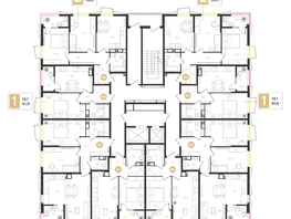 Продается 1-комнатная квартира ЖК РИДЗ, литер 5, 41  м&sup2;, 8163100 рублей