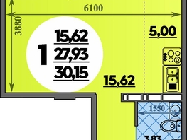 Продается Студия ЖК Восточный, литера 42, 30.15  м&sup2;, 4567000 рублей