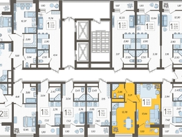 Продается 1-комнатная квартира ЖК Кислород, корпус 2, 39.2  м&sup2;, 14378560 рублей