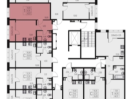 Продается 1-комнатная квартира ЖК Атаманский сад, литер 1, 43.57  м&sup2;, 5164000 рублей