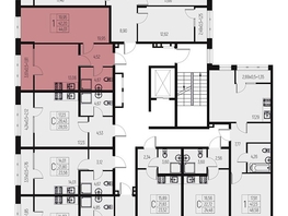 Продается 1-комнатная квартира ЖК Атаманский сад, литер 1, 44.01  м&sup2;, 5194000 рублей
