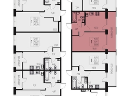Продается 1-комнатная квартира ЖК Атаманский сад, литер 1, 36.98  м&sup2;, 4457000 рублей