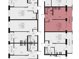 Продается 1-комнатная квартира ЖК Атаманский сад, литер 1, 37.45  м&sup2;, 4495000 рублей